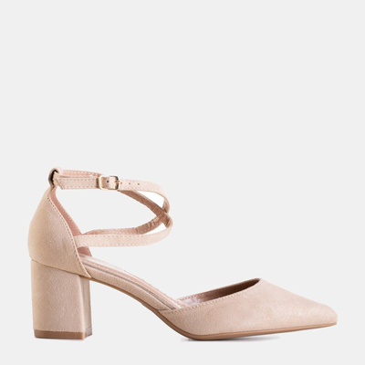 Women's beige pumps Nadie - Shoes