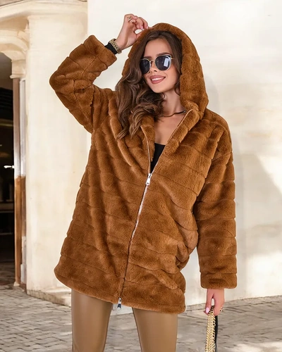 Royalfashion Women's Fur Coat