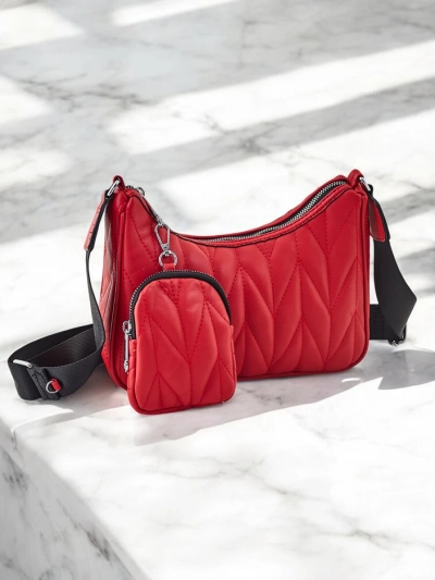 Royalfashion Маленькая женская стёганая сумочка с кошельком