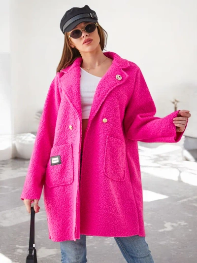 Royalfashion Women's coat resembling sheepskin