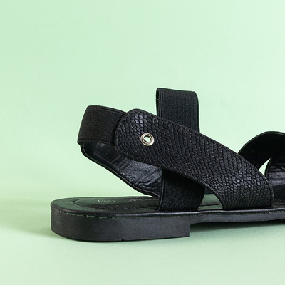 Black women's Velia sandals - Footwear