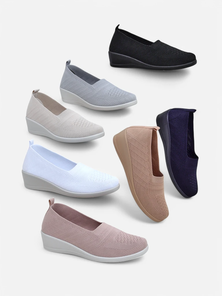 Royalfashion Sieviešu loaferi uz zemas klinšu Epoles