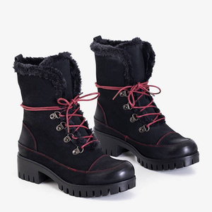 Ladies' black lace-up Miratorg Workers - Footwear