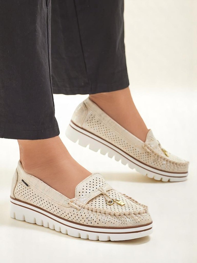 Royalfashion Women's perforated moccasins Elissas