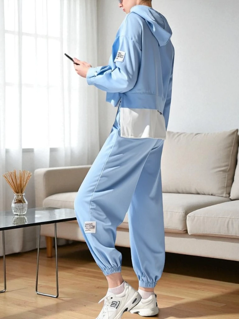 Royalfashion Women's cotton set with a shirt insert