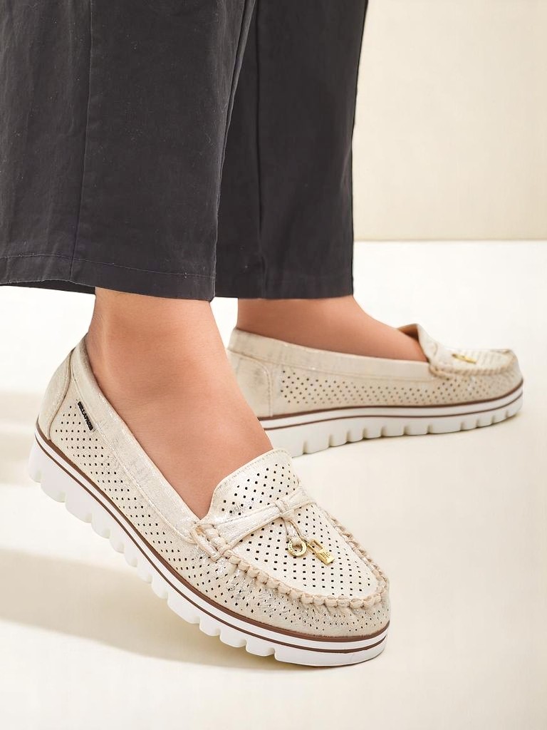 Royalfashion Women's perforated moccasins Elissas