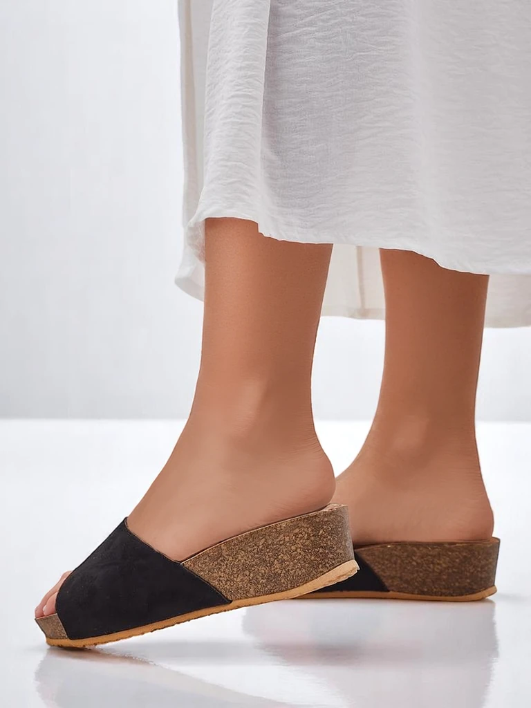 Royalfashion Women's low wedge sandals Maderas