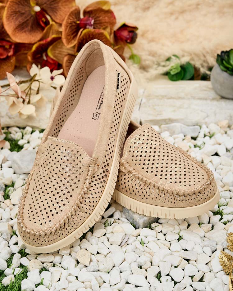 Royalfashion Sieviešu ažūra mokasīni Nafis