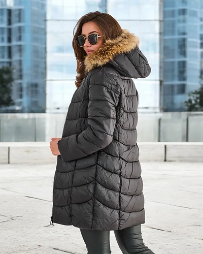 Royalfashion Women's quilted winter jacket