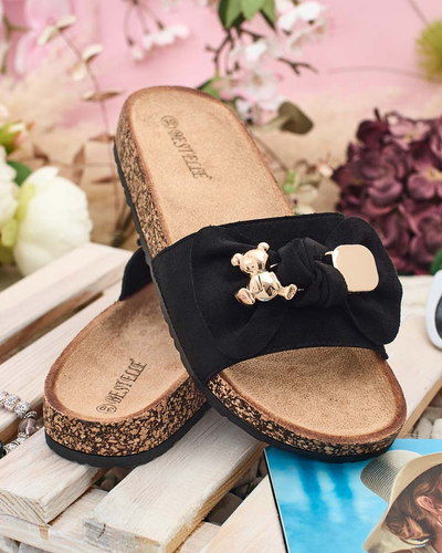 Royalfashion Sieviešu biksītes Simio ar loku