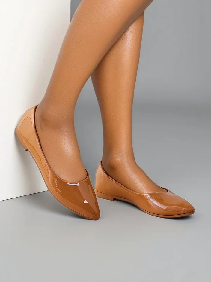 Royalfashion Женские лакированные балетки Aramiese