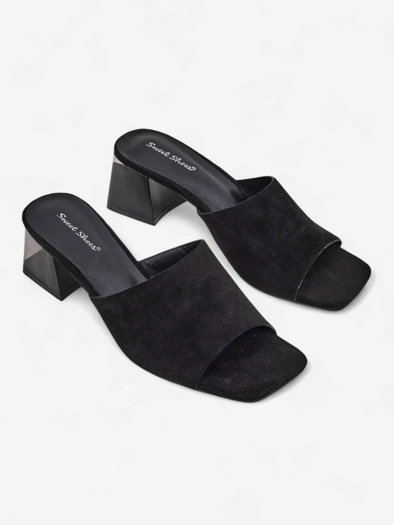 Royalfashion women’s slippers with a decorative heel Vollatie