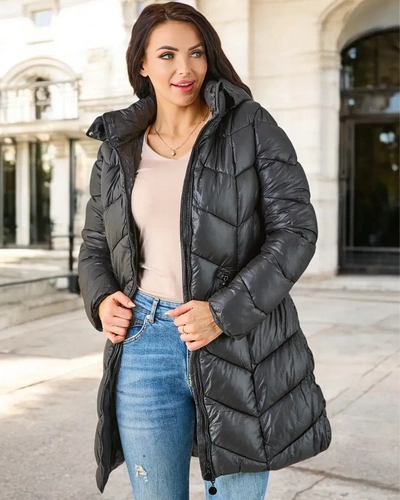 Royalfashion Women's winter quilted jacket