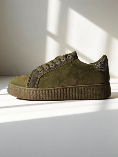 Royalfashion Sieviešu tenisa apavi a'la velūrs Mixose