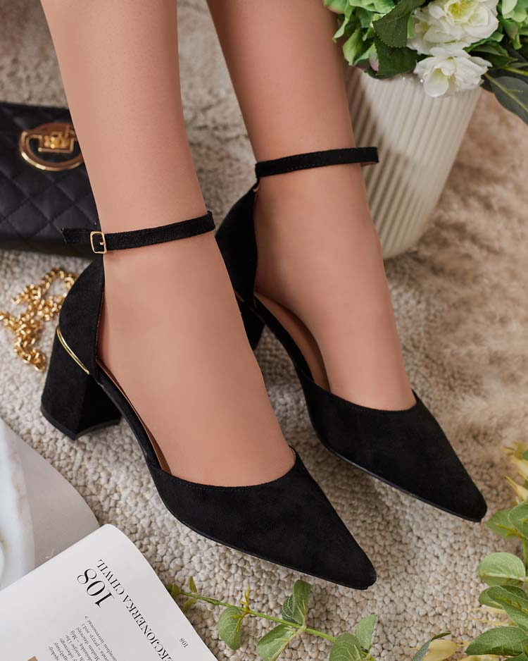 Royalfashion Women's low stiletto pumps Caelda