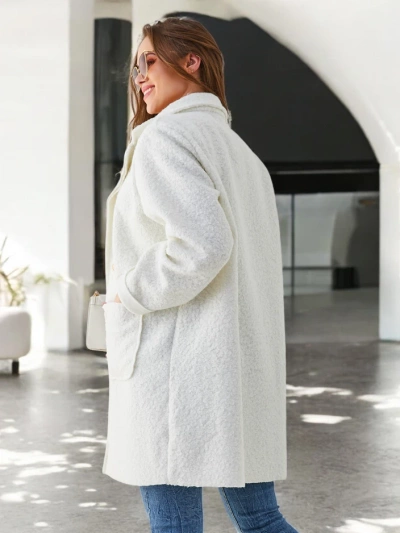 Royalfashion Women's coat resembling sheepskin