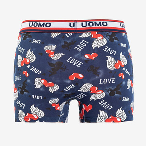 Navy blue men's boxer shorts - Underwear