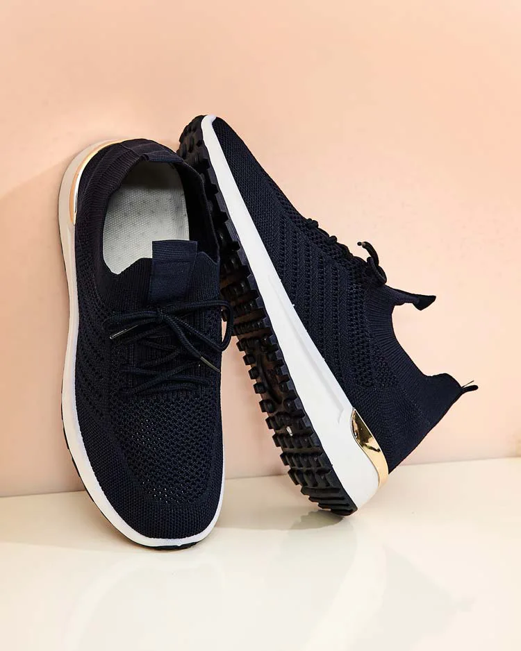 Royalfashion Women's fabric sports shoes Amgent