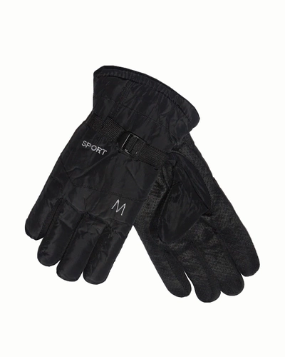 Royalfashion Men's insulated gloves with wrist adjustment