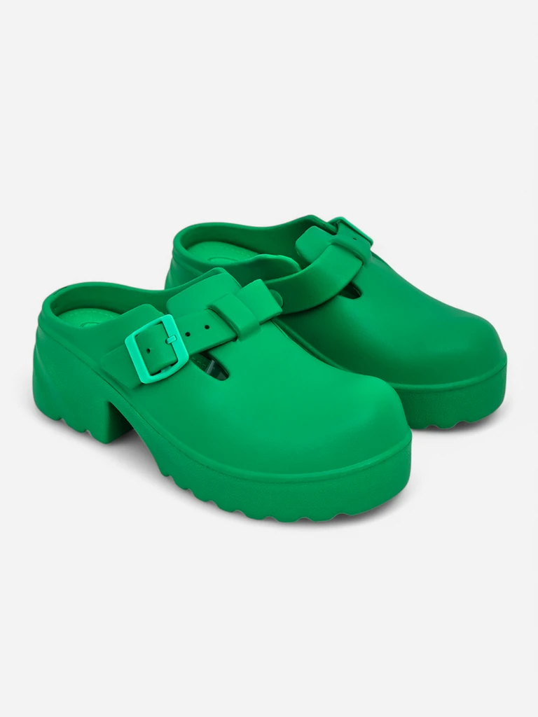 Royalfashion Women's rubber heeled sandals Voxones