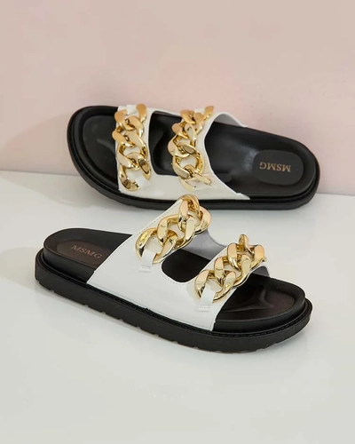 Royalfashion Sieviešu Dorore Chain Flip Flops