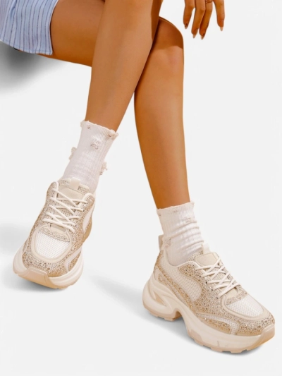 Royalfashion Sieviešu Sporta Čības ar Rhinestones Bloss