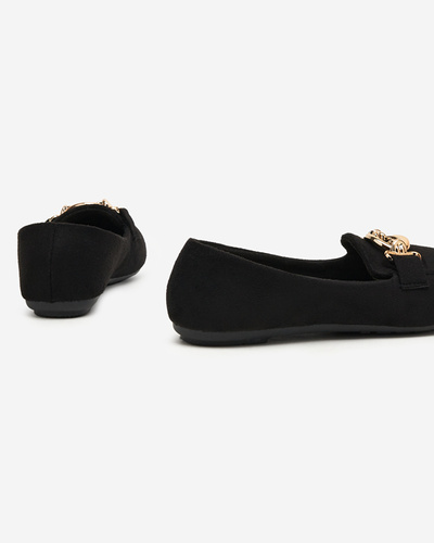 Eco-suede black moccasins Brussi - Footwear