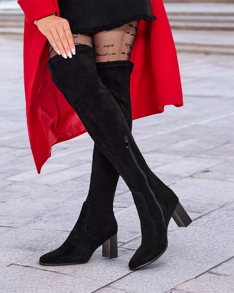 Женские сапоги выше колена Royalfashion Vecce