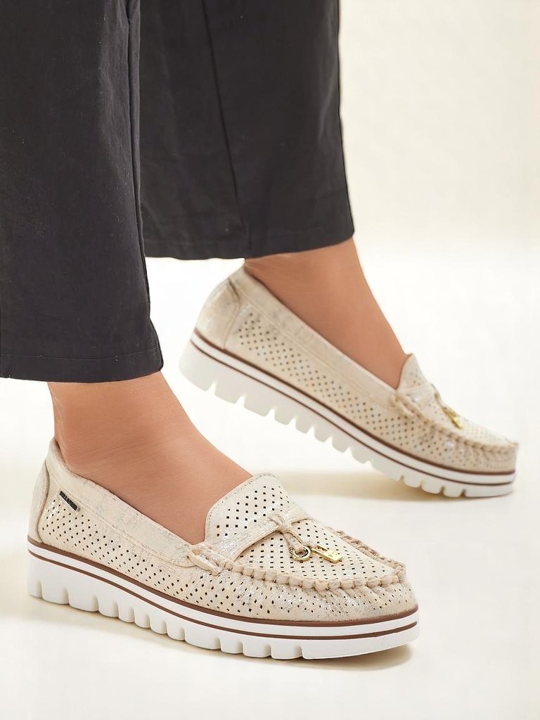 Royalfashion Women's perforated moccasins Elissas