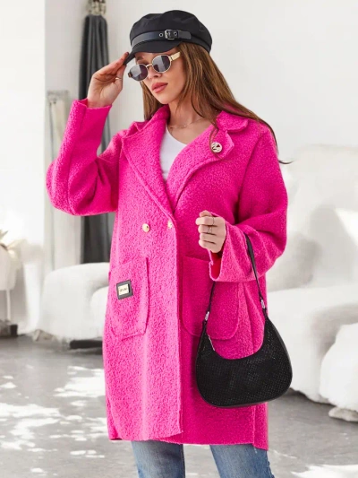 Royalfashion Women's coat resembling sheepskin