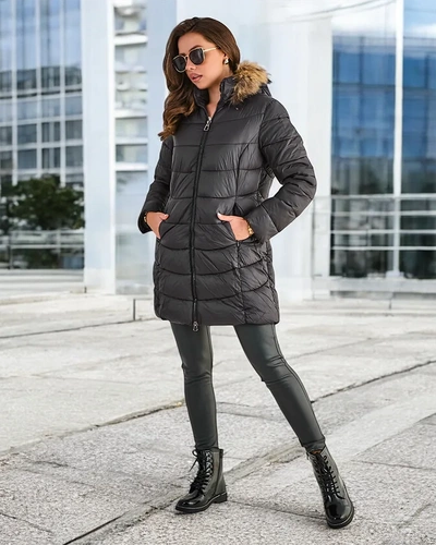 Royalfashion Women's quilted winter jacket