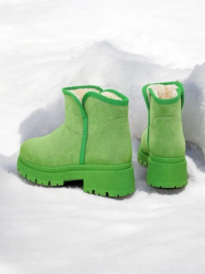 Royalfashion Short boots a'la snow boots for women Hozises