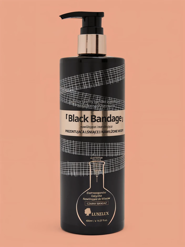 Luxelux Black Bandage Glossing Conditioner for Hair 400 ml