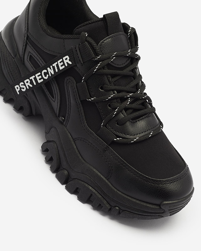 Melni sieviešu sporta apavi Evilpo- Footwear