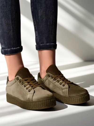 Royalfashion Sieviešu tenisa apavi a'la velūrs Mixose