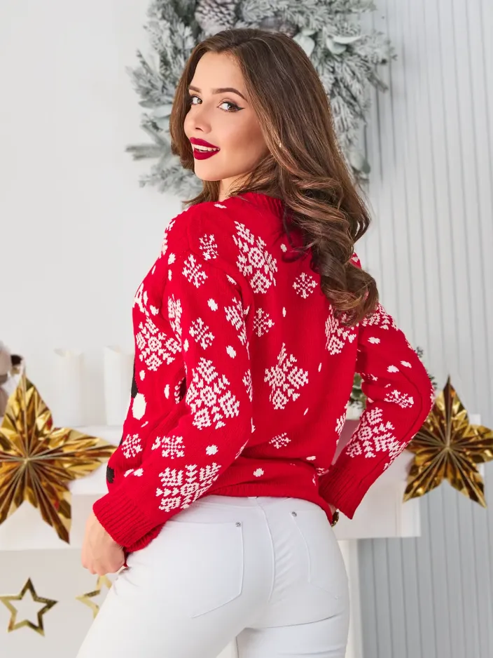 Рождественский свитер Royalfashion для женщин с Santой