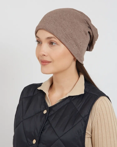 Royalfashion Women's insulated hat with rhinestones