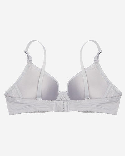 Gray padded women's bra- Underwear