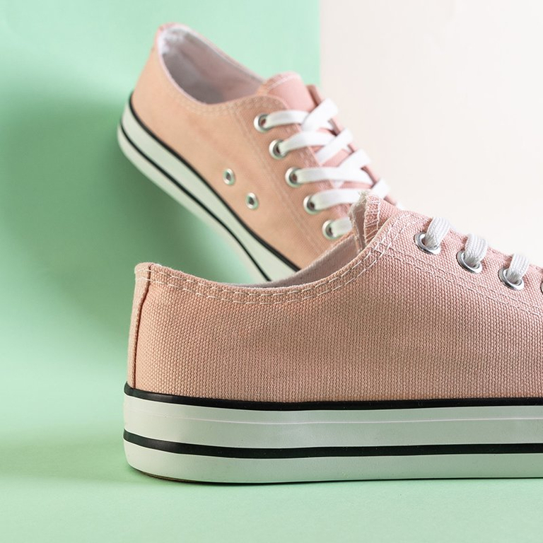 Розовые женские кеды Gabrela