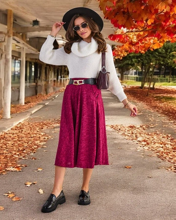 Royalfashion Women's midi skirt