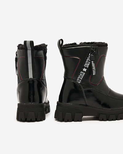 Royalfashion Children's shoes a'la snow boots in black Sorroda