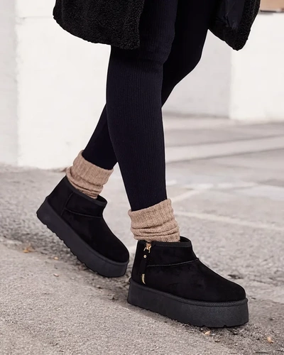 Royalfashion Women's platform snow boots a'la Delgadi