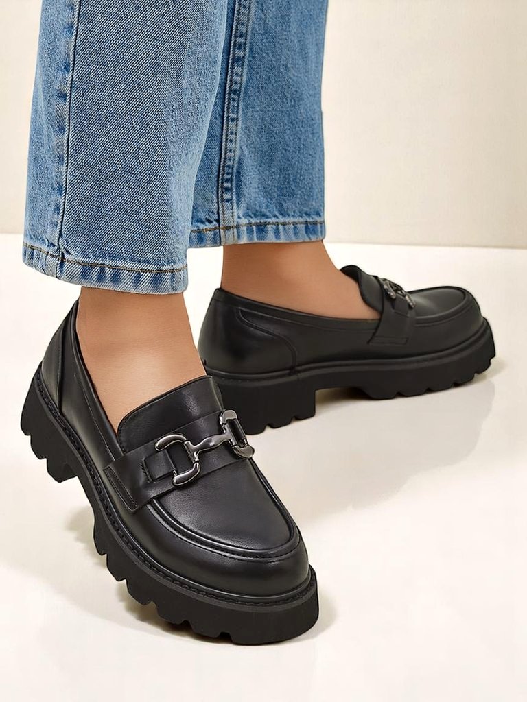 Royalfashion Sieviešu loaferi ar biezāku zolīti Rouetta