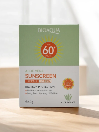 Bioaqua Saules aizsargkrēms ar Aloe Vera 60 SPF 40g