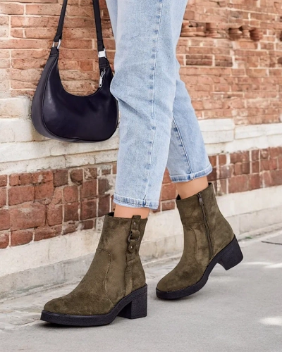 Royalfashion Sieviešu mazuļzābaki uz stieņa Boron