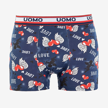 Navy blue men's boxer shorts - Underwear