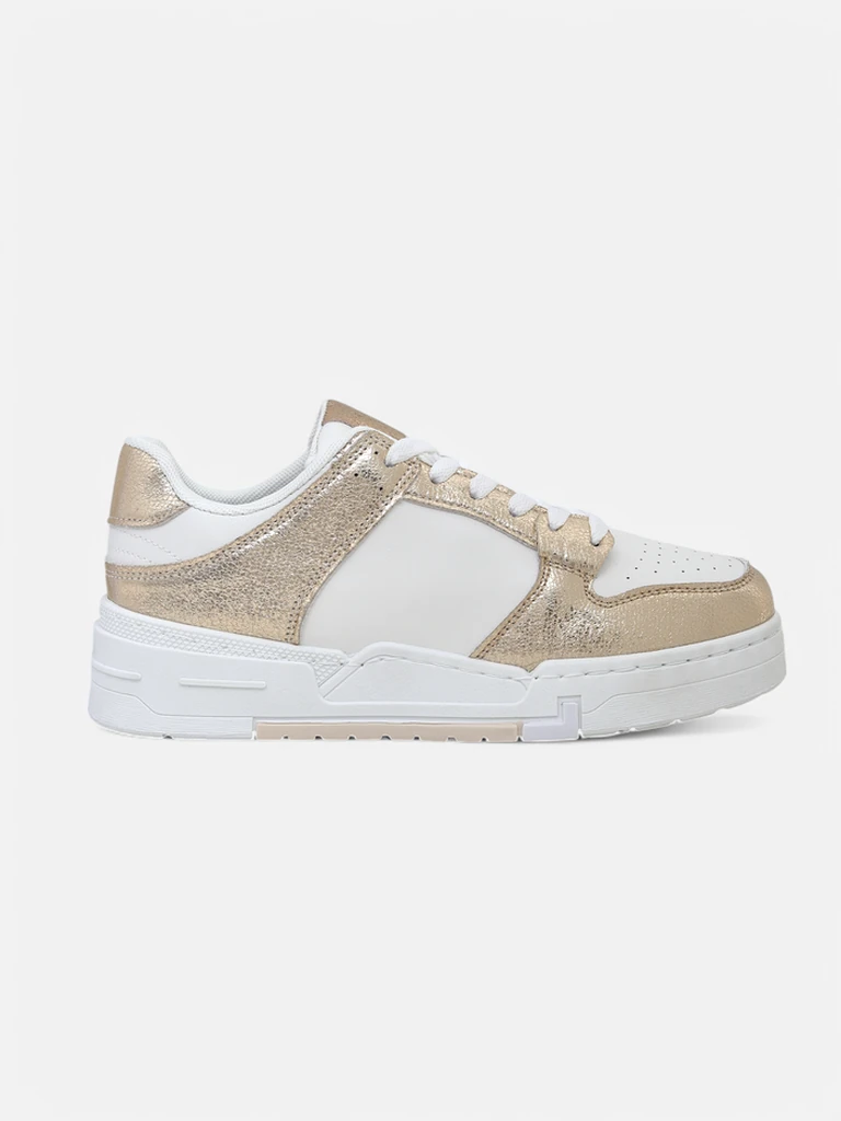 Royalfashion Women's sporty sneakers on a thicker sole Golden Hour