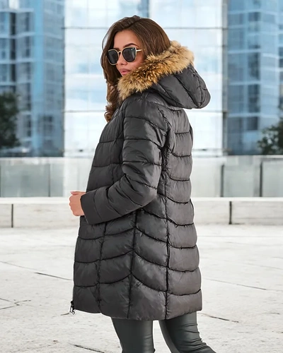 Royalfashion Women's quilted winter jacket