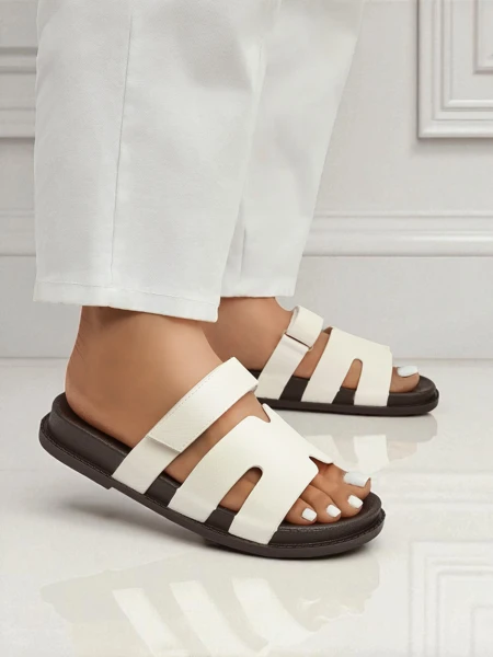 Royalfashion Women's slippers made of eco leather ReppiFlex