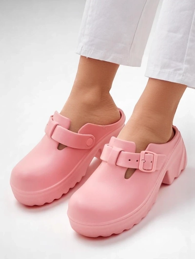 Royalfashion Women's rubber heeled sandals Voxones